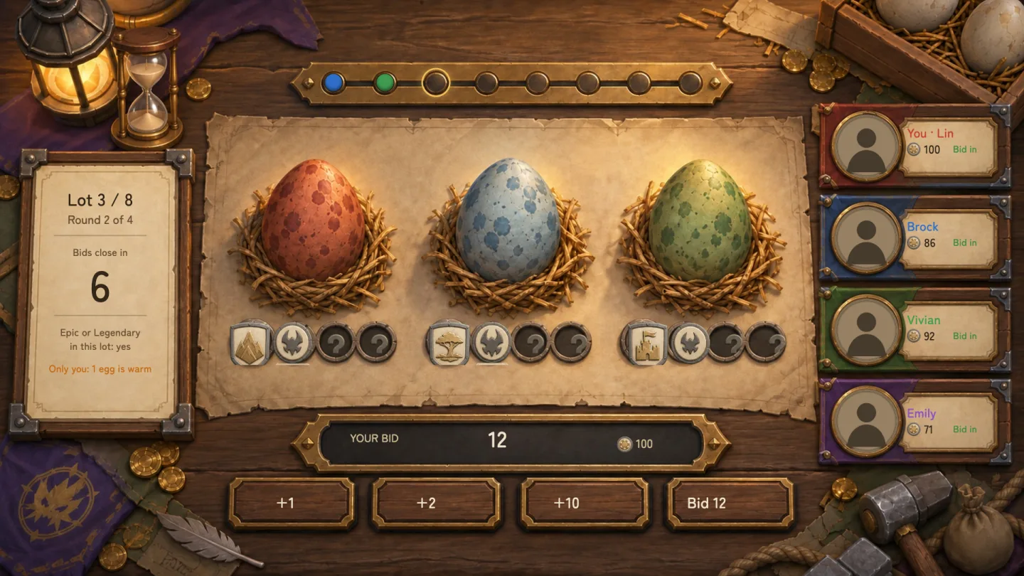 Beast Arena: Bid before you know.
